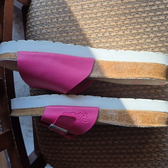 Birki's Quality Shoes Made In Germany Hot Pink 42 Size Ladies 11 Men Size 9 - Picture 5 of 8